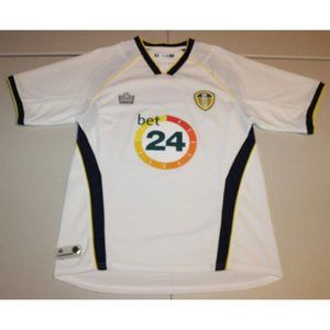 Leeds United Football Club 2006 2007 Jersey Shirt Small Admiral Soccer White